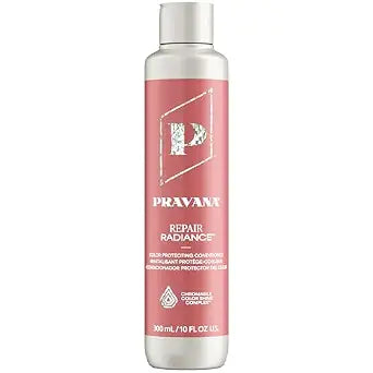 Pravana Repair Radiance Conditioner | Strengthens, Protects, Restores | For Damaged, Color Treated Hair | Reduces Breakage & Split Ends | Chromasilk Enhances Shine & Protection | Vegan | Paraben Free