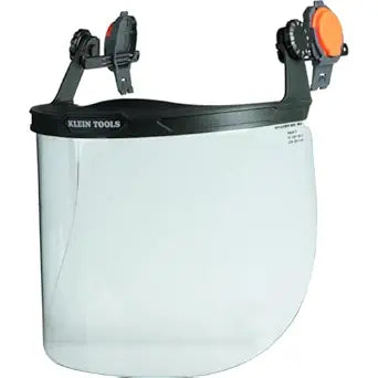 KLEIN TOOLS 60528 Full-Brim Hard Hat Face Shield, Clear, One Size