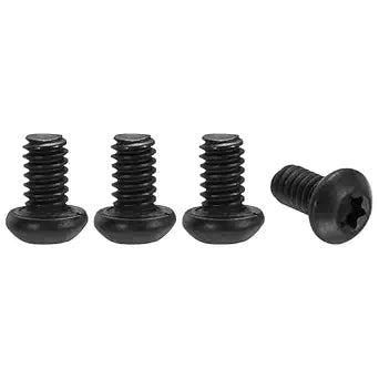 HARFINGTON 4pcs Pocket Clip Screws T6 Torx Head 2-56UCN 3.5mm Thread Black