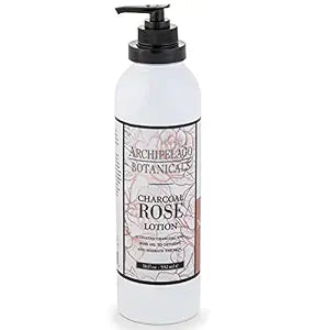 Archipelago Botanicals Charcoal Rose Lotion, 18 oz