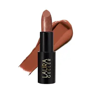 LAURA GELLER NEW YORK Iconic Baked Sculpting Lipstick, Creamy Full-Coverage Lipstick, Smooths Lip Lines & Defines Lips, Hydrating Long-Lasting Color - Pumpkin Spice
