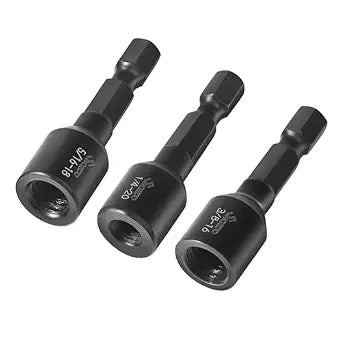 1/4"-20,3/8"-16, 5/16"-18 Hanger Bolt Driver 3 PCS,Hanger Bolt Install Tool
