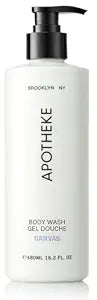 Fuzzion Apothekae Canvas Plant Based Bath Gel Body Wash - 16.2 Fluid Ounces