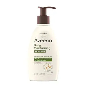 Aveeno Daily Moisturizing Face Lotion, Fragrance Free, 12 fl. oz