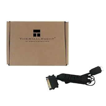 Thermalright 5V A-RGB Computer Fan Controller, 5V 3PIN Lighting PC Fan Controller, Support 3PIN/5V Lighting Interface, SATA Direct Supply
