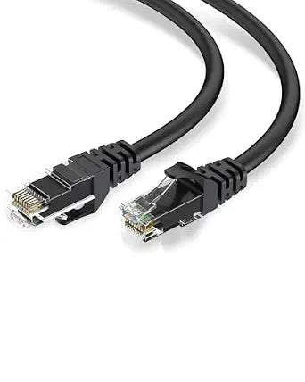 Cat 6 Ethernet Cable 20ft, High Speed 10Gbps Network Cable, UTP 24AWG Flexible RJ45 LAN Internet Cable for Computer, Router, Modem, PS4/5, Xbox, Gaming, Black