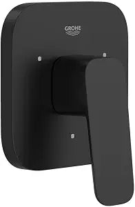 GROHE Cubeo Wall Mount Tub and Shower 3-Way Diverter Trim, Matte Black