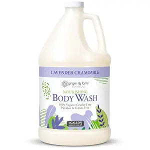 Ginger Lily Farms Botanicals Body Wash, 128oz, Lavender Chamomile