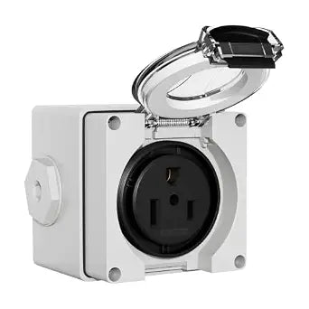 NEMA 6-50R Power Outlet Box 50A 250V ETL Listed