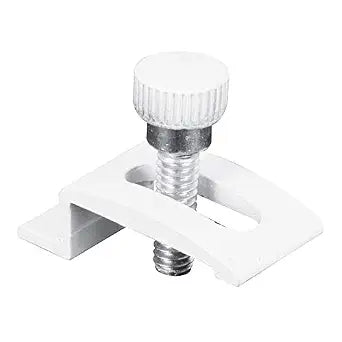Prime-Line T 8725 1/4 in. White Aluminum Storm Door Panel Clip (8 Pack)