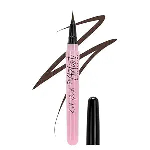 L.A. Girl Artist Brush Pen Eyeliner, Inky Chocolate Brown GLE739