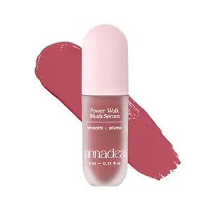 Power Walk Blush Serum ï¿½ï¿½ï¿½ï¿½ï¿½ï¿½ï¿½ï¿½ï¿½ Hydrating Liquid Blush with Bakuchiol, Hyaluronic Acid + Skin-Boosting Actives, Natural Radiant Flush, Clean Vegan B
