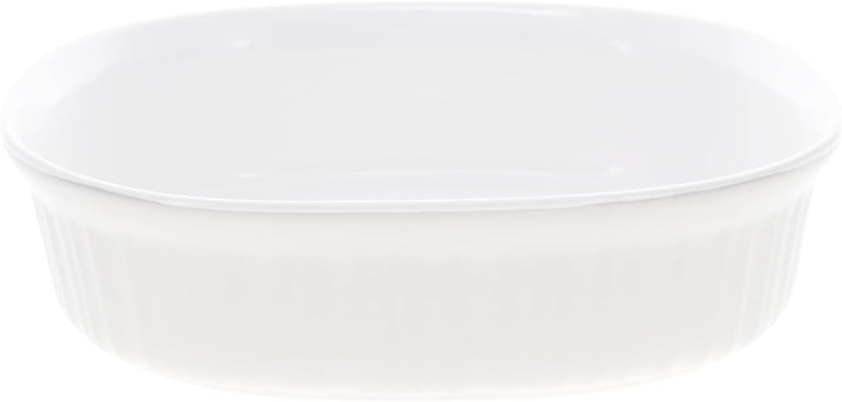 CorningWare FS2 2.5Qt Oval French White Ceramic Casserole Dish