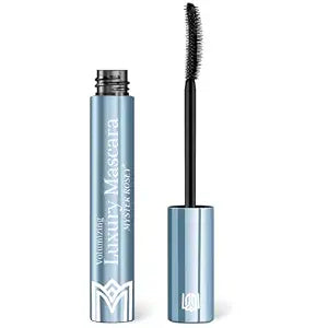 MYSTER ROSEY Waterproof Mascara, Black Mascara for Volume and Length