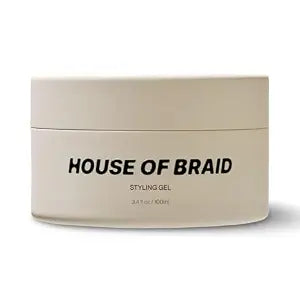 Hair Styling Gel - Extra Hold for Curly, Wavy, Slick Back, Edge Control, Braid Gel - Non Toxic, Frizz and Flake Free Hair Jam with All Natural Ingredients (3.4 Oz)