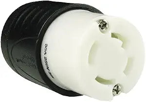Legrand-Pass & Seymour L1530CCC Industrial Specification Grade Turn Lock Connector, Four Wire 30-Amp 250-volt Ip20 Regulation Suitable, Three Phase