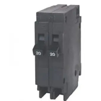Siemens Q2020 Two 20-Amp Single Pole 120-Volt Circuit Breakers, for use only where Type QT breakers are allowed