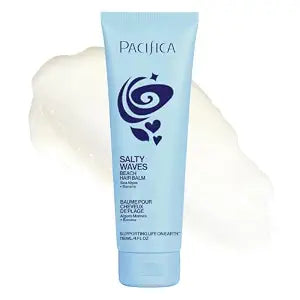 Pacifica Salty Waves Beach Hair Balm, 5-in-1 Styling Balm Designed to Hydrate & Nourish Hair, Vegan & Cruelty-Free, 4 Fl Oz
