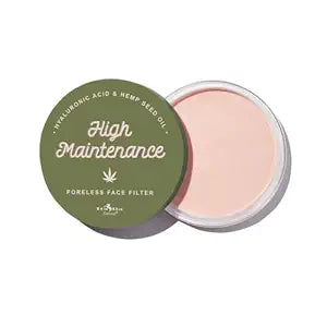 Italia Deluxe 1 x High Maintenance Putty Primer makeup Vitamin E IT-107 & Zipper Bag, Brown