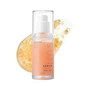 VELY VELY Collagen Sun Serum SPF 50+, Korean Face Sunscreen 1.01 fl.oz