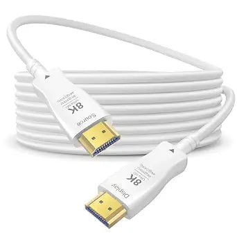 HDMI Cable 50FT 8K Fiber Optic - 48Gbps Ultra High Speed for Monitor, TV