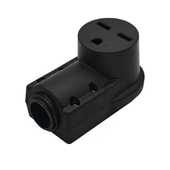 NEMA 6-30R Receptacle Outlet,ETL Certified 30 Amp 250V Heavy Duty Socket for Welders, Dryers, and Electrical Tools | Compatible with 6/7/8/9/10 AWG Cord, Max 31.5mm OD (Black)
