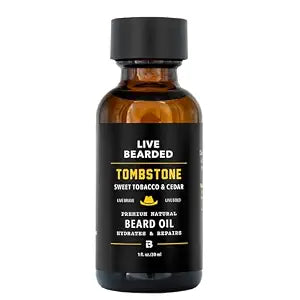 Live Bearded�� Beard Oil, Tombstone, Sweet Tobacco, Cedar, 1 fl oz