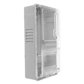 Transparent Electric Meter Box 13.07X6.49X3.85In Weatherproof Electrical Box Cover with Pc Material for Household and Commercial Use Easy Installation and Tamper Protection