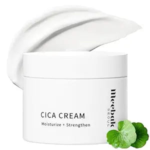 Meebak Cica Cream | Daily Repair Moisturizer with Niacinamide, Ceramide, & Retinol | Deep Hydration & Soothing | Locks in Moisture | Suitable for Sensitive Skin