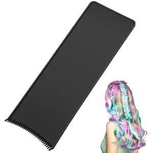 1 PCS Highlighting Board, Balayage Board Hair Coloring Paddle Balayage Highlighting Boards with Teeth, Hair Dye Tools Highlighting-Paddle for Barber Salon Hairstylist Hair-Dying Tools, Black