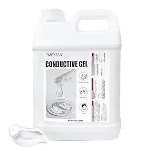 YMEYFAN 2.5L Large Conductive Gel for Microcurrent Facial Device, Radio Frequency Laser Hair Removal Cooling Gel, Sulfate & Phthalate-Free, Sodium Hyaluronate, Ceramide AP for Skin Soothing Hydrating
