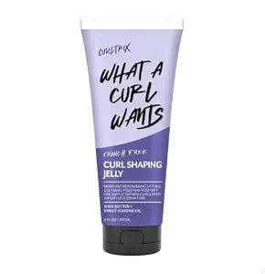 Curl Gel for Curly Hair, 3X Moisture Curl Defining Shaping Jelly