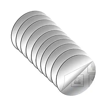 10Pcs 4 inch Self Adhesive Round Acrylic Mirror Tiles for Craft