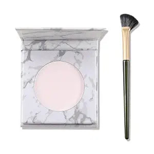White Face Highlighter Makeup Palette, Matte Highlighters Makeup Powder, Illuminator Highlighter Powder for Cheeks, Collarbone the Nose, Long-lasting Natural Shiny 04#White