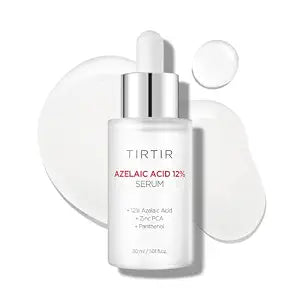 TIRTIR Azelaic Acid 12% Serum for Blemish-Prone Skin - Lightweight Hydrating Formula with Zinc PCA & Hyal-ZIP, Non-Comedogenic, Fragrance-Free, 30ml / 1.01 Fl Oz