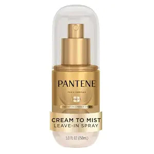 Pantene Deep Nourishing Cream to Mist Leave In Spray, Co-Created with Abbey Yung, Heat Protectant & Detangler Spray for Hair. 5 fl oz