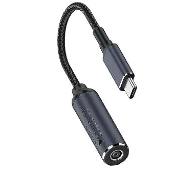 DC 4.5mm x 3.0mm Female Input to USB C PD Male Power Charging Cable,100W DC4506 to USB Type-C PD Output 5V/9V/20V Cable with PD Chip Inside, Charging for Phones, Tablets, TWS, Laptops with USB-c