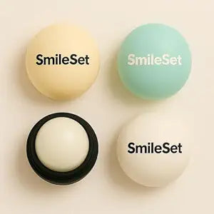 SmileSet Premium Hydrating Lip Balm Sphere 4-Pack, Vanilla Scent (Multi)