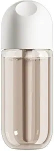 Portable Small Humidifier Dual Nozzle - Large Cool Mist Humidifiers Double Spray Ports, Water Shortage Protection, Ultra-Quiet, Mini Humidifier for Bedroom Plants Office Car Travel (P05)