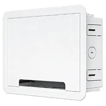 FORGING MOUNT 9" in-Wall TV Media Box-Electrical Box-Recessed TV Outlet & Network Enclosure-Works with Roku, Apple TV, Fire TV Stick, & Samsung One Connect Mini -WiFi Friendly Cable Management Kit