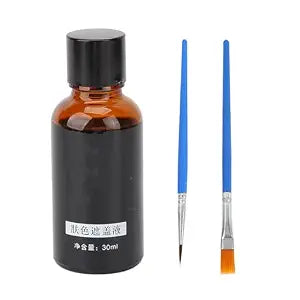 Vitiligo Covering Liquid, Skin Friendly Makeup Vitiligo Concealer Dropper Included Long Lastingfor Home