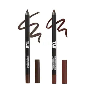 The Lip Bar - Lip Liner 2 Pack Straight Facts + Straight Livin - Smudge Proof & Water Resistant - Jojoba Oil, Aloe Vera, Coconut Oil, Vitamin E - Vegan, Cruelty Free - .042 oz