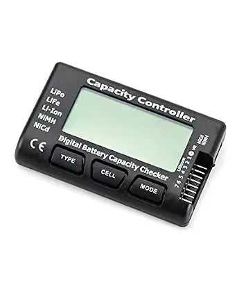 QWORK RC Battery Capacity Checker 27S LiPo Liion NiMH  MultiMode Voltage Display for Drone, RC Car & Airplane