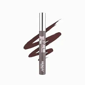 NICKA K NEW YORK, Peel-Off Lip Tint, Cocoa Crumble, Long-Lasting Lip Stain