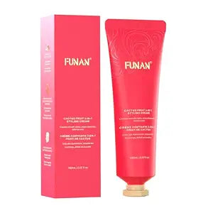 3-in-1 Hair Styling Cream, Non-Greasy for Women & Kids, Creates Smooth Styles and Defines Curls, No White Flakes Fly Away Hair Tamer, 5.07 fl oz