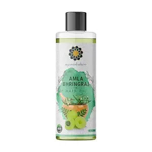 AYURVEDASHREE Hair Oil, 200 ml with Amla , Bhringraj , Brahmi , Methi , Shikakai , Neem , Henna , Pine , Clove , Eucalyptus & Citronella Oil
