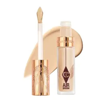 Charlotte Tilbury AIRbrush Flawless Blur Concealer - Longwear Concealer for Dark Circles, Blemishes, Redness & More - Hydrating, Crease-Proof & Full Coverage with a Natural Matte Finish