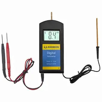 ANDMON Electric Fence Voltage Tester, LCD 250V-19.9KV Fence Voltmeter
