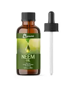 Pure Neem Oil (4 Oz) - 100% Cold Pressed, All Natural Concentrate | Unrefined | Multipurpose | Seed Extract | 4 Oz