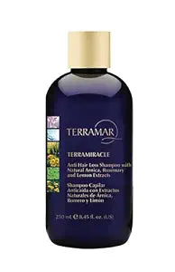 Terramar TERRAMIRACLE Anti Hair Loss Shampoo - with Arnica, Rosemary & Lemon Extracts - Strengthens Hair, Reduces Fall, Promotes Scalp Health